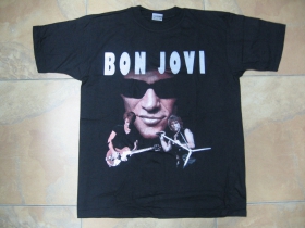 Bon Jovi, čierne pánske tričko 100%bavlna